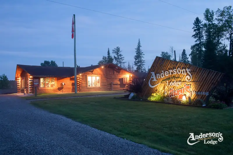 Anderson's Lodge dock and boats